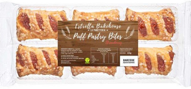 Estrella Bakehouse - Puff Pastry Bites - Strawberry