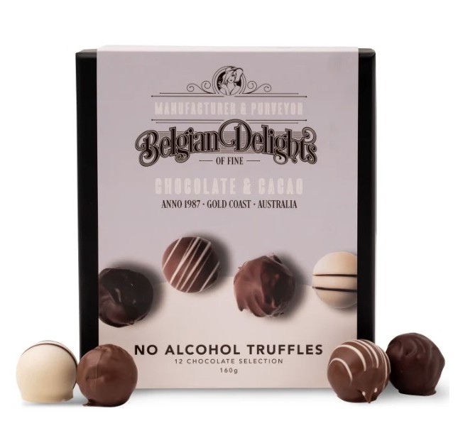 Belgian Delights - Gift Box - Alcohol Free Truffles (12pc)