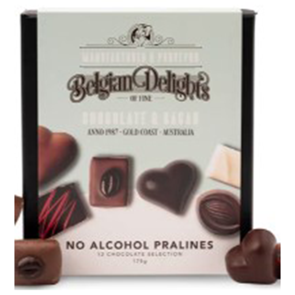 Belgian Delights - Gift Box - Alcohol Free Pralines (12pc)