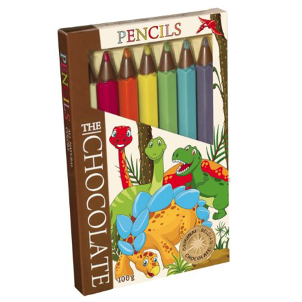 Cokolada - Xmas Chocolates Novelty - Crayons - Dinosaurs