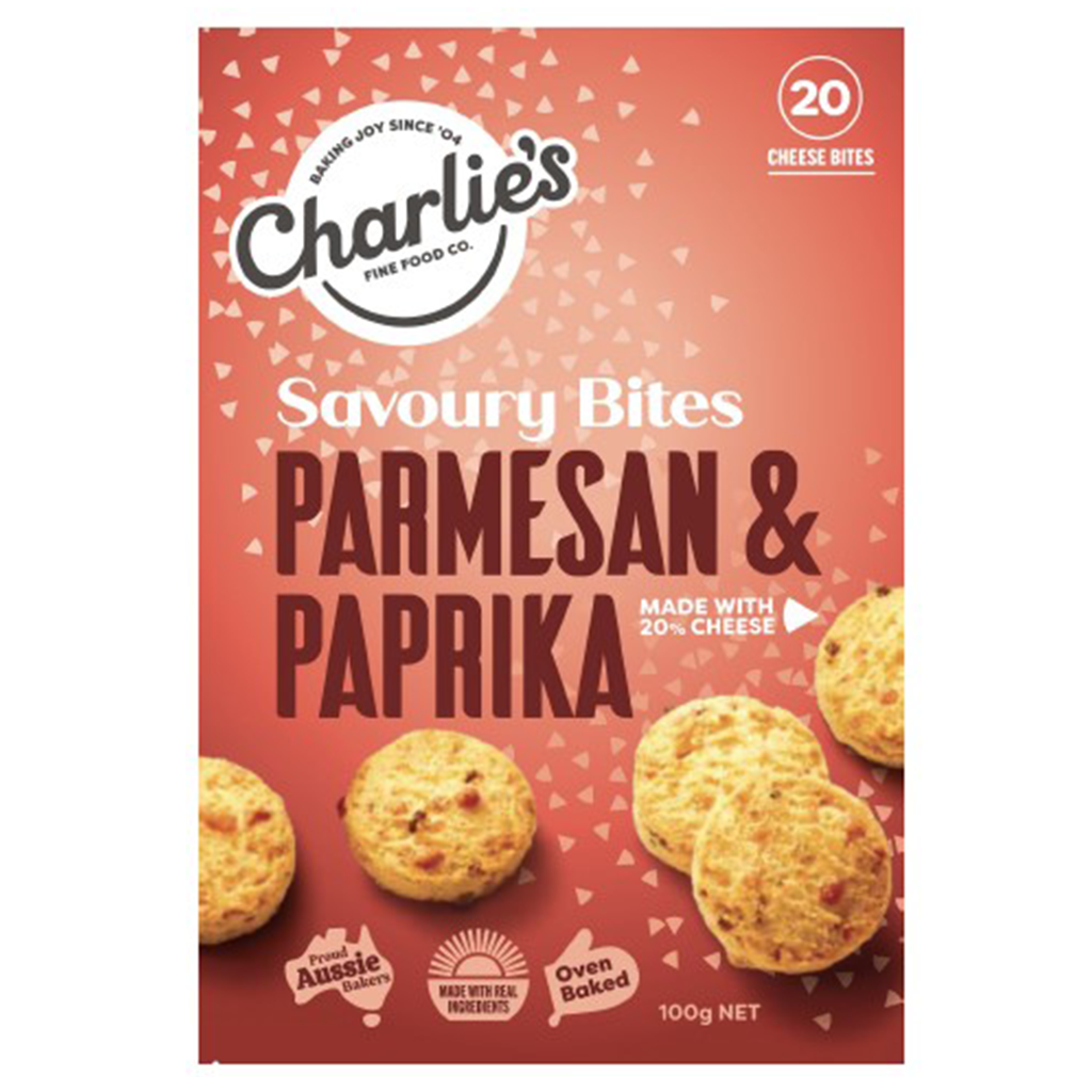 Charlies - Cheese Bites -  Parmesan & Paprika