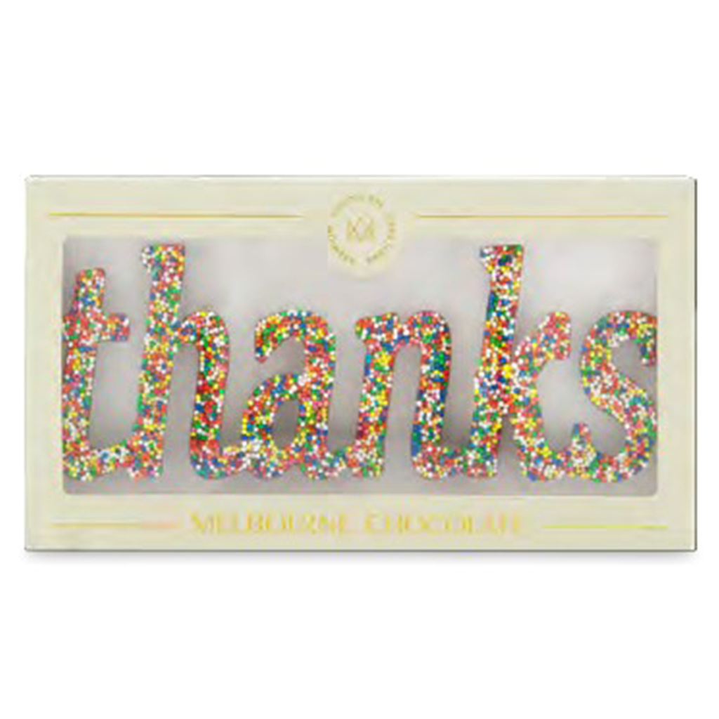 Melbourne Chocolate - Gift - Thanks - Milk Choc Speckle