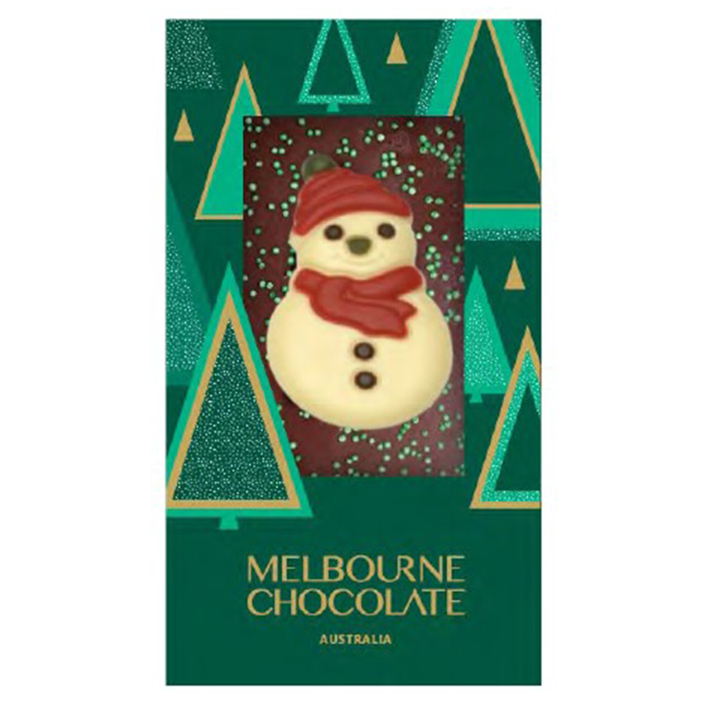 Melbourne Chocolate - Gift - Xmas - Choc Blocks - Snowman