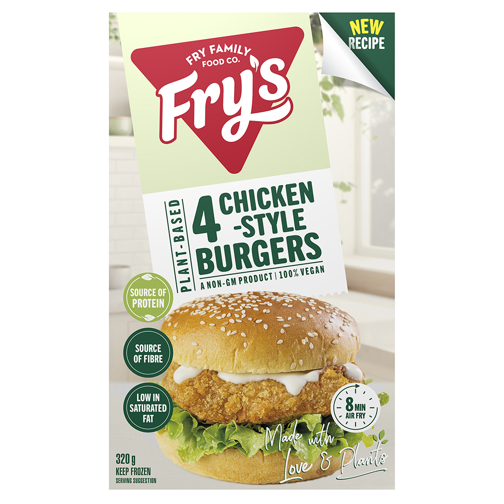 Frys - Meat Alternatives - Chicken Style Burger