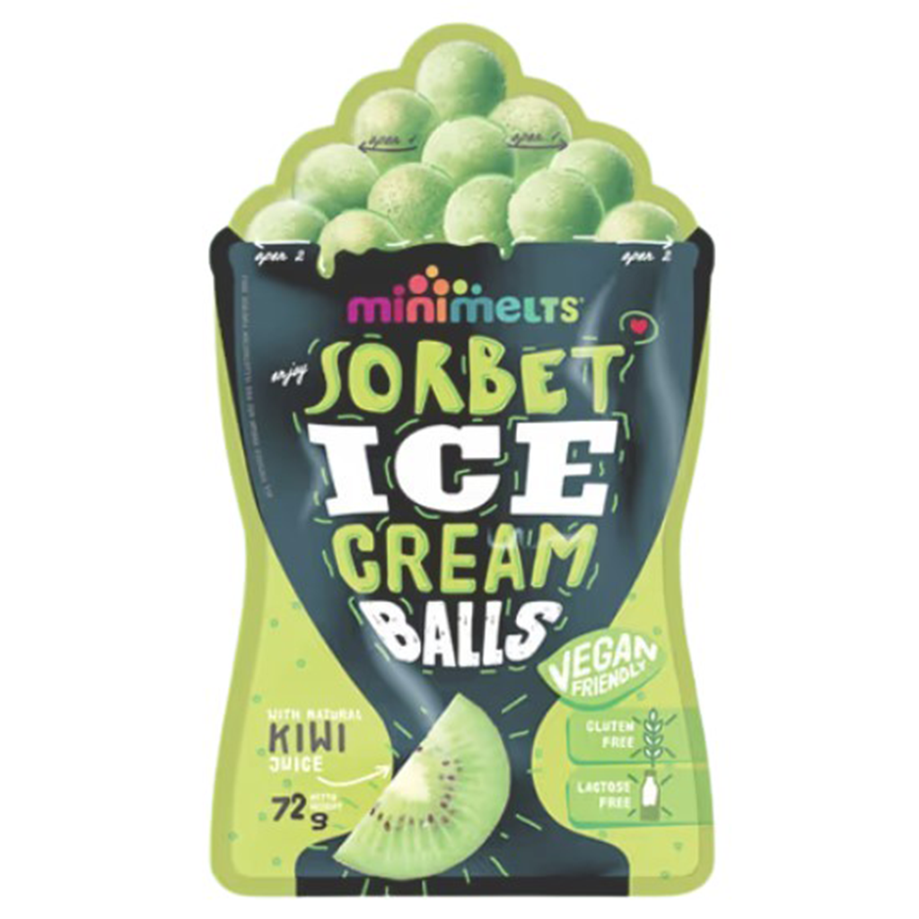 Mini Melts - Large Ice Cream Balls Pouch - Sorbet Kiwi
