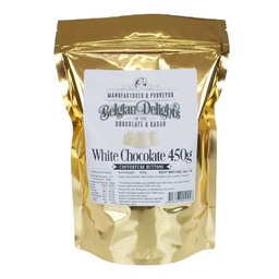 [BG003] Belgian Delights - Couverture Chocolate Buttons - White