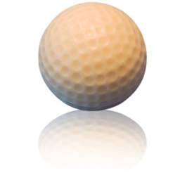 [BG065c] Belgian Delights - Novelty - Golf Ball White - Loose