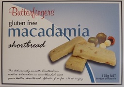 [BU18] Butterfingers - Shortbread - GF - Macadamia