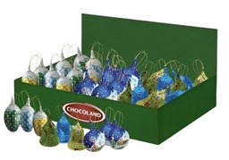 [CD74c] Chocoland - Christmas - Display Box - Cones, Balls & Bells
