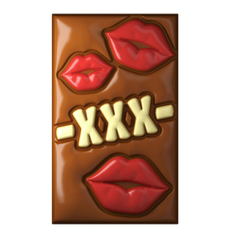 [CF70] Chef Du Chocolate - Seasonal - XXX Kisses Chocolate Block