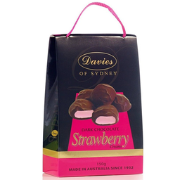 [DC05] Davies Chocolates - Carry Me - Dark Choc Strawberry Creams