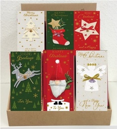 [FN60c] Fantastick - Christmas - Chocolate Felt Block Collection - 6 Designs