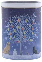 [GD85] Gardiners - Christmas Tins - Tree of Xmas - Clotted Cream Fudge