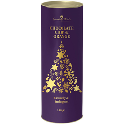 [GW19] Grandma Wild - Christmas - Tube - Purple Xmas Tree - Choc Chip Orange Biscuits