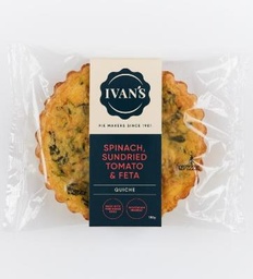 [IP21c] Ivans - IP Quiche - Spinach, SD Tomato & Feta