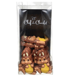 [CF51] Chef Du Chocolate - Easter Gift Bag - Milk & Dark Bunnies