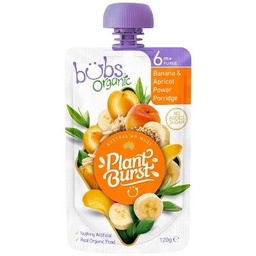 [OB10c] Bubs - Banana & Apricot Power Porridge - Baby Food - Stage 2