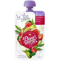 [OB16c] Bubs - Strawberry, Pear & Quinoa - Baby Food - Stage 2