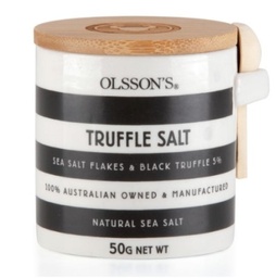 [OL20] Olssons - Stoneware Jar - Truffle Salt