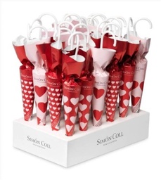 [SCN04c] Simon Coll - Chocolate Novelty - Hearts Umbrellas