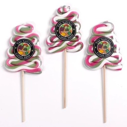 [TN11c] Natural Candy Co - Christmas - Tree Swirl Lollipop