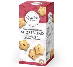 [UC456] Charlies - Christmas - Retail - White Choc Cranberry Stars