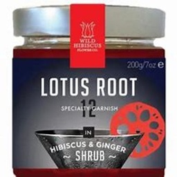 [WH47] Wild Hibiscus - Lotus Root - Hibiscus & Ginger Syrup