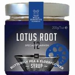 [WH48] Wild Hibiscus - Lotus Root - Butterfly Pea & Elderflower Syrup
