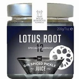 [WH49] Wild Hibiscus - Lotus Root - Gin Spiced Pickle Juice