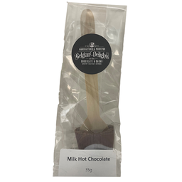 [BG068c] Belgian Delights - Novelty - Milk Hot Chocolate Spoons