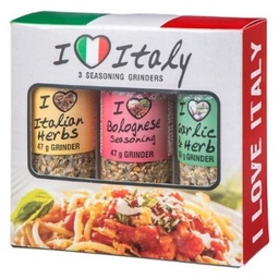 [ASG21c] Aussie Spice Grinders - Sets - I Love Italy