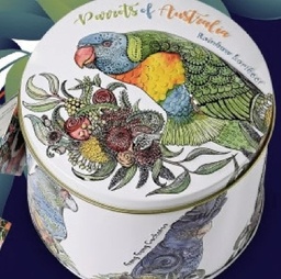 [BE11] Banksia - Tins - Parrots of Australia - Dark Choc Fruit & Nuts