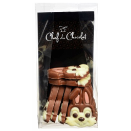 [CF53] Chef Du Chocolate - Easter Gift Bag - Bunny Heads
