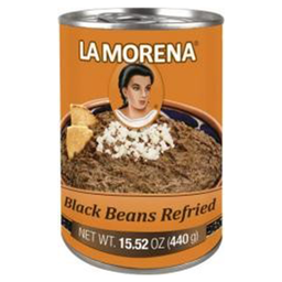 [LM31] La Morena - Can- Refried Black Beans