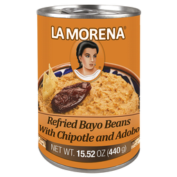 [LM32] La Morena - Can- Refried Bayo Beans with Adobo & Chipotle