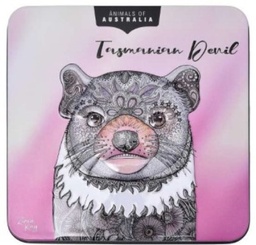 [BE28] Banksia - Animal Tins - Tasmanian Devil - Macadamia Butter Finger Biscuits
