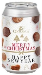 [OD53] Ovidas - Christmas - Gift Can - Merry Christmas/New Year - Pralines