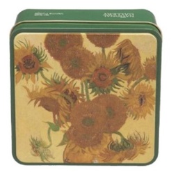 [NG01] The National Gallery - Seasonal - Fudge Tin - Van Gough Sunflowers - Vanilla
