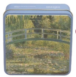 [NG03] The National Gallery - Seasonal - Fudge Tin - Monet Water Lilly - Salted Caramel