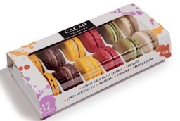 [CC047c] Cacao - Petit - 12pc Filled Macaron Boxes