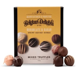[BG026] Belgian Delights - Gift Box - Mixed Truffles (12pc)