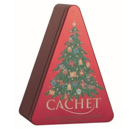 [CE50] Cachet - Christmas - Triangle Tin with IW Hazelnut Chocolates