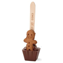 [CO51c] CHCO - Christmas - Chocolate Spoons - Milk Choc Mr Gingerbread