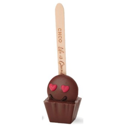 [CO71c] CHCO - Valentines Day - Chocolate Spoons - Milk Choc Happy Love