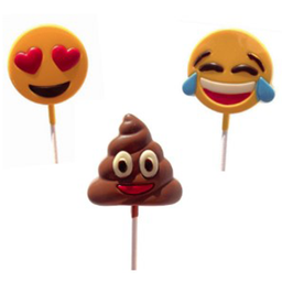 [CK10c] Cokolada - Xmas Novelty - Assort Emoji Lollipops