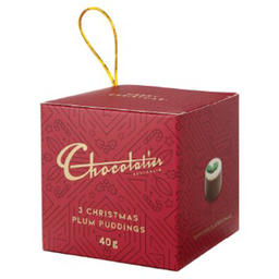 [CLT215c] Chocolatier - Xmas - Gift - Christmas Plum Pudding Cube - 3pc