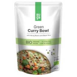 [AO02c] Auga Organic - Curry Bowl - Green with Mung Beans & Black Rice