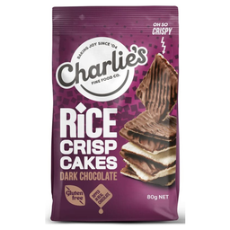 [UC011] Charlies - Rice Crisp Cakes - Dark Chocolate
